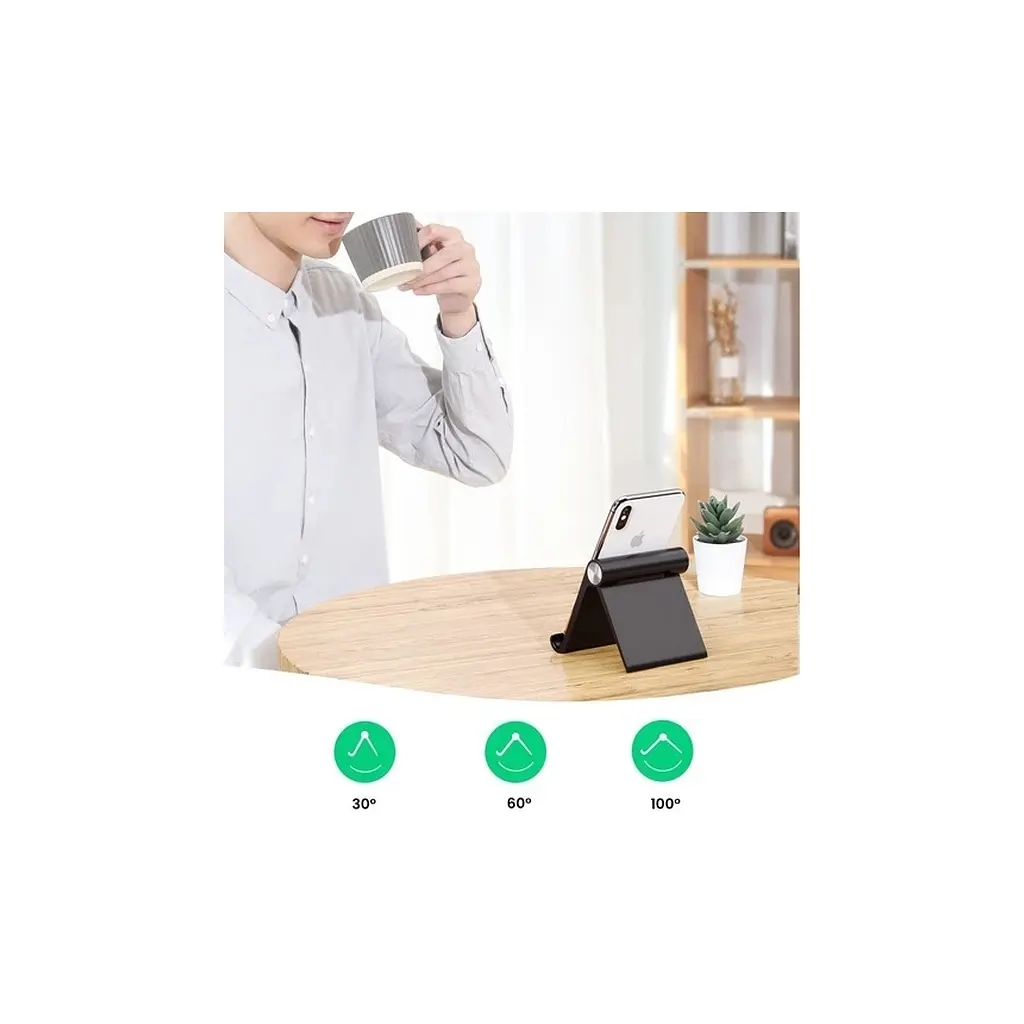 Підставка до планшета та телефона LP115 Multi-Angle Adjustable Portable Stand for iPad White Ugreen (30485) - фото 3