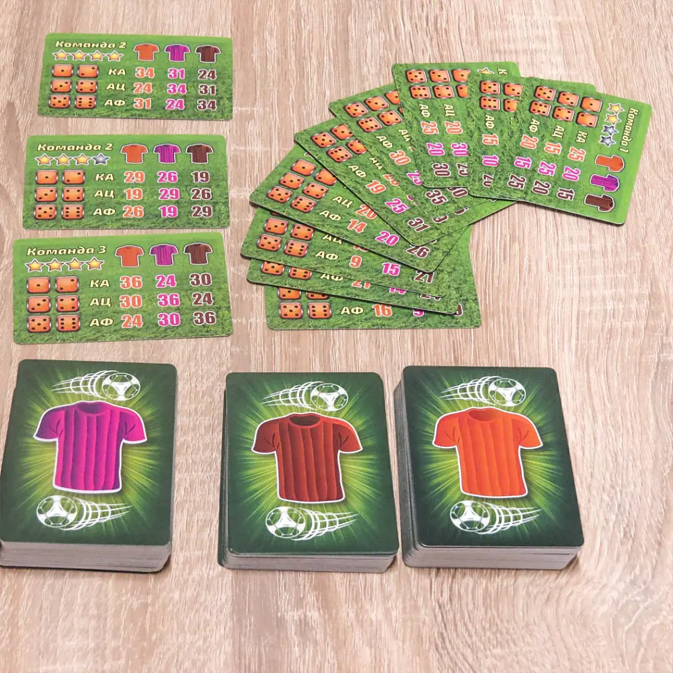 Настільна гра Artos Games Футбольний клуб 100 карток футболістів (0963) - фото 7