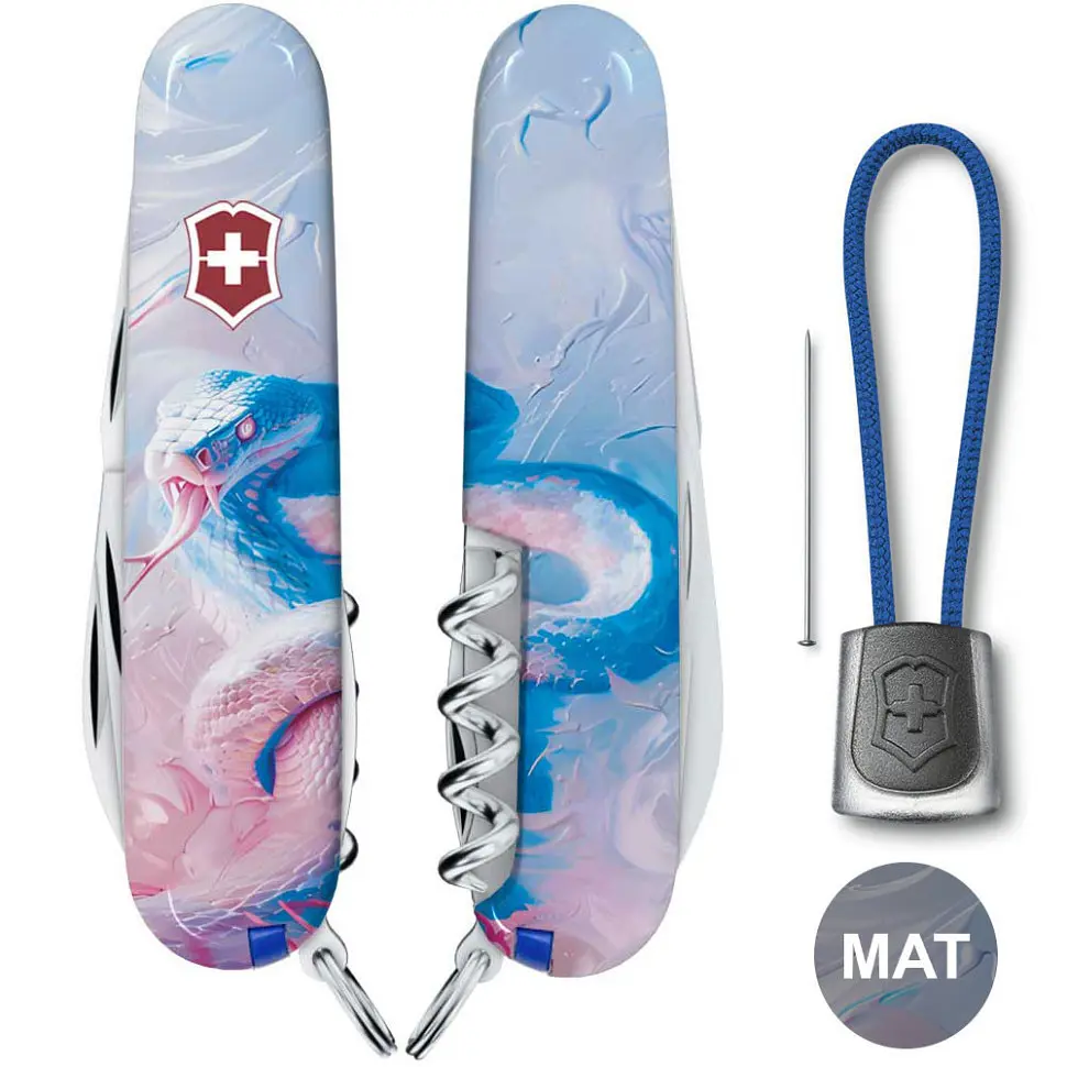 Ніж Victorinox Spartan Zodiac 91мм 13функ Чарівна змія - фото 2