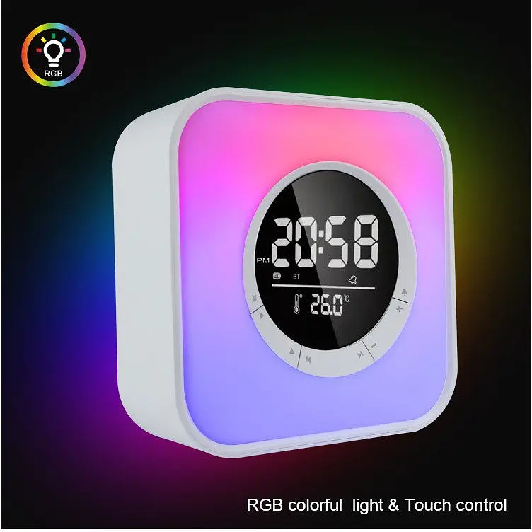 Портативная колонка, часы, будильник Kisonli Q6A Bluetooth 3600mAh 5 Вт - фото 3