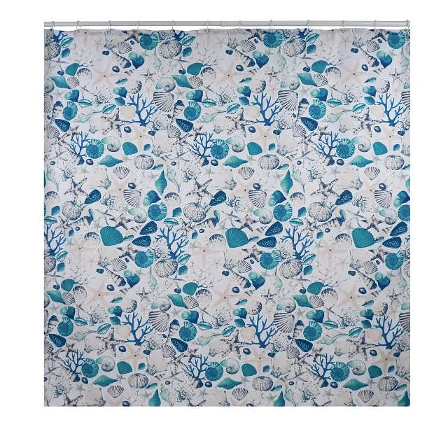 Шторка для ванної кімнати Eco Fabric Море 180*180 см (EF-1802-B) - фото 2
