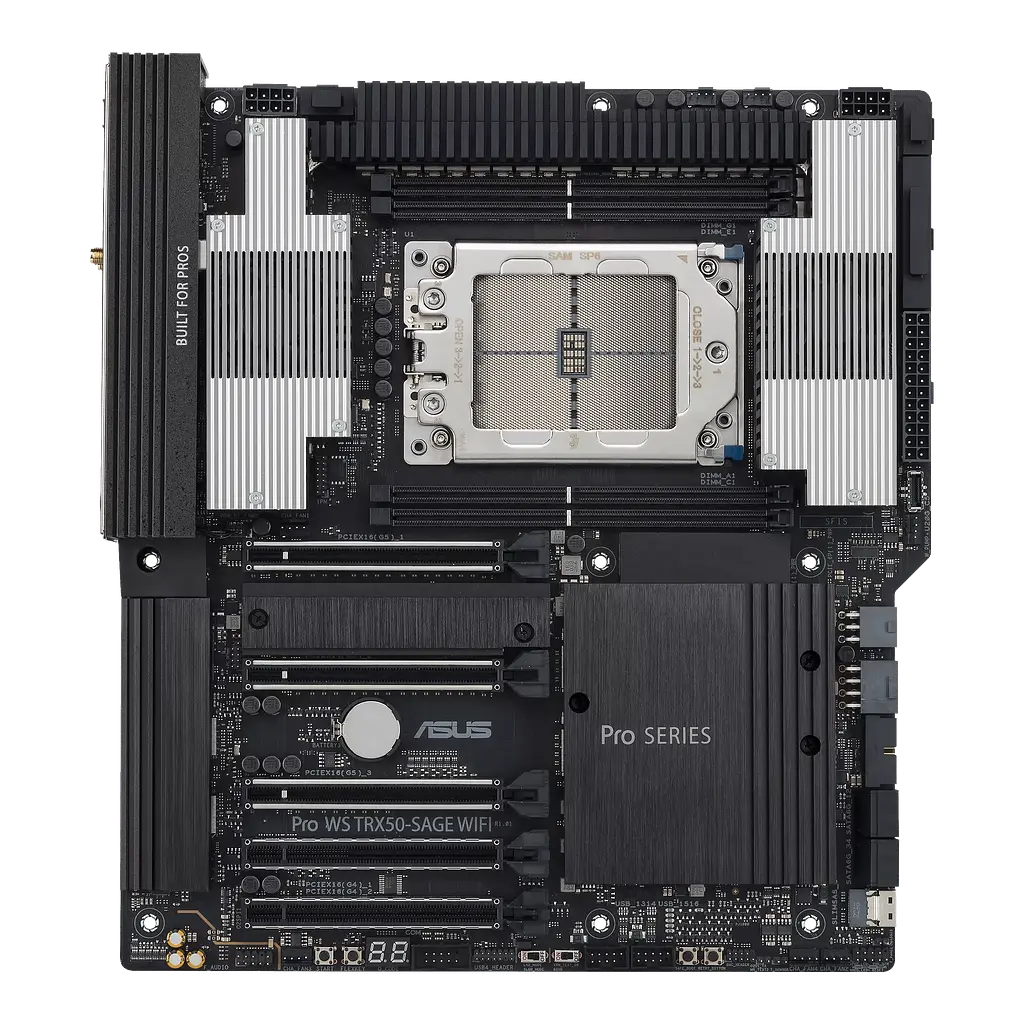 Материнська плата Asus PRO WS TRX50-SAGE WIFI Socket TR5 (PRO WS TRX50-SAGE WIFI) - фото 7