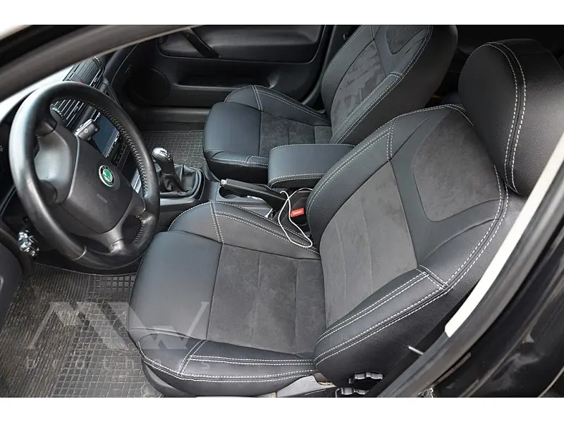 Авточохли модельні MW Brothers для Skoda SuperB I c 2002 - фото 4