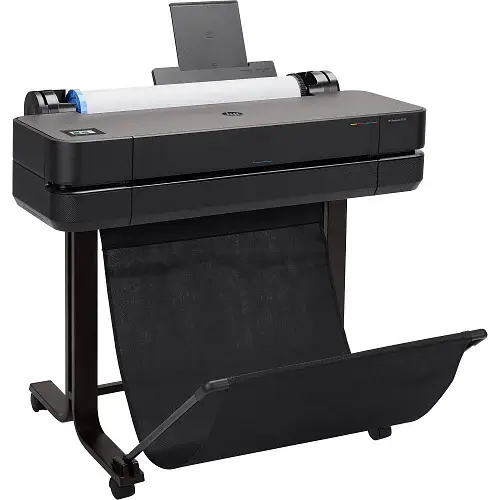 Принтер струменевий кольоровий A1 HP DesignJet T630 24" (2025 Edition), Black, WiFi, 1200x2400 dpi, до 30 сек/стор (формат A1), рулони 279 - 610 мм, USB / GLan, картриджі 712 (5HB09D) - фото 4