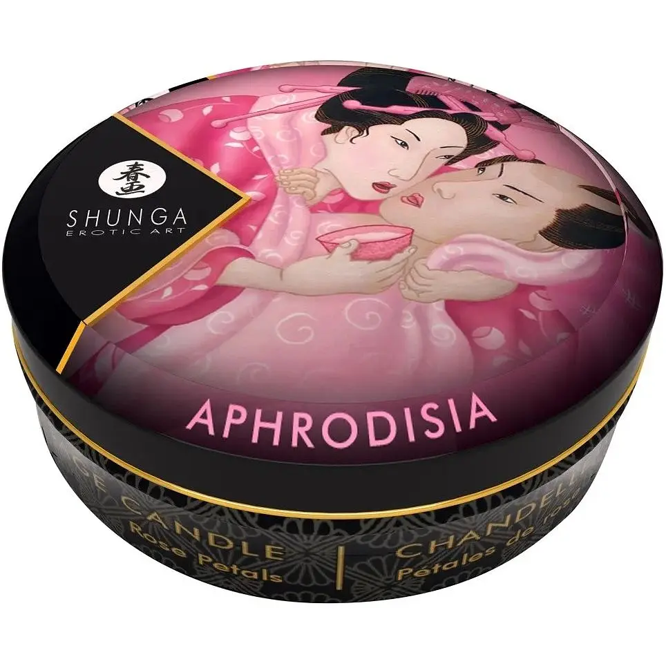 Масажна свічка Shunga Massage Candle троянда, 30 мл - фото 2