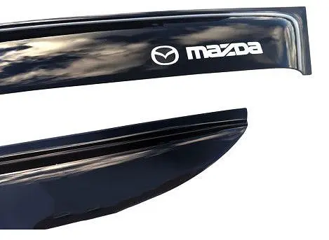 Дефлектори вікон вітровики Mazda CX-5 (KE) 2012-2017 Скотч 3M Voron Glass - фото 3