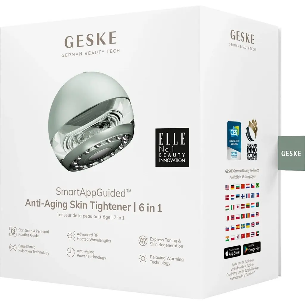 Масажер для обличчя GESKE Anti-aging Skin Tightener 6в1 Green (HB0420) [176859] - фото 11