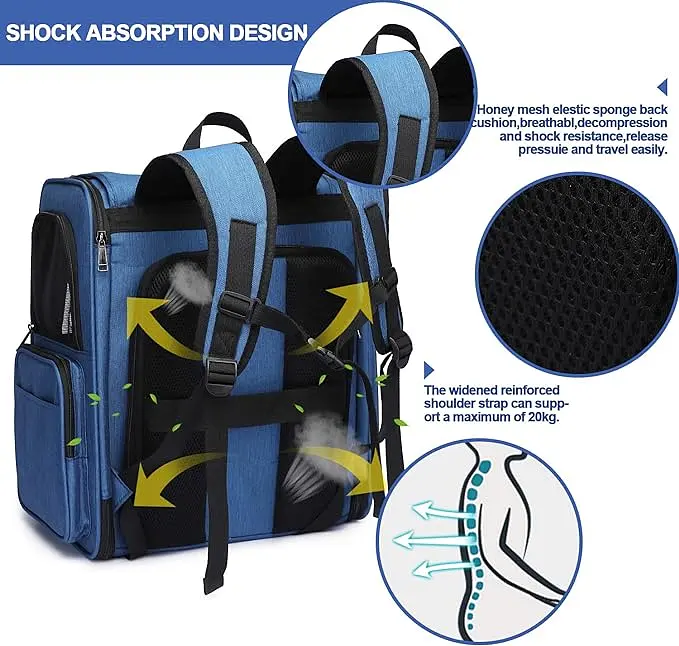 Рюкзак-переноска для домашніх тварин Voyager Pet LVT24015 - фото 6