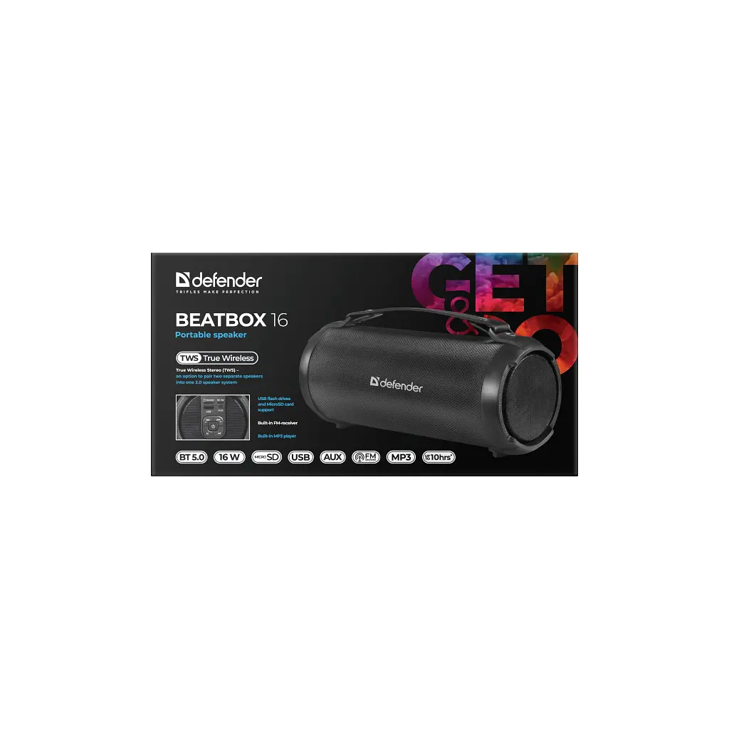 Акустична система Defender Beatbox 16 Black (65216) - фото 4