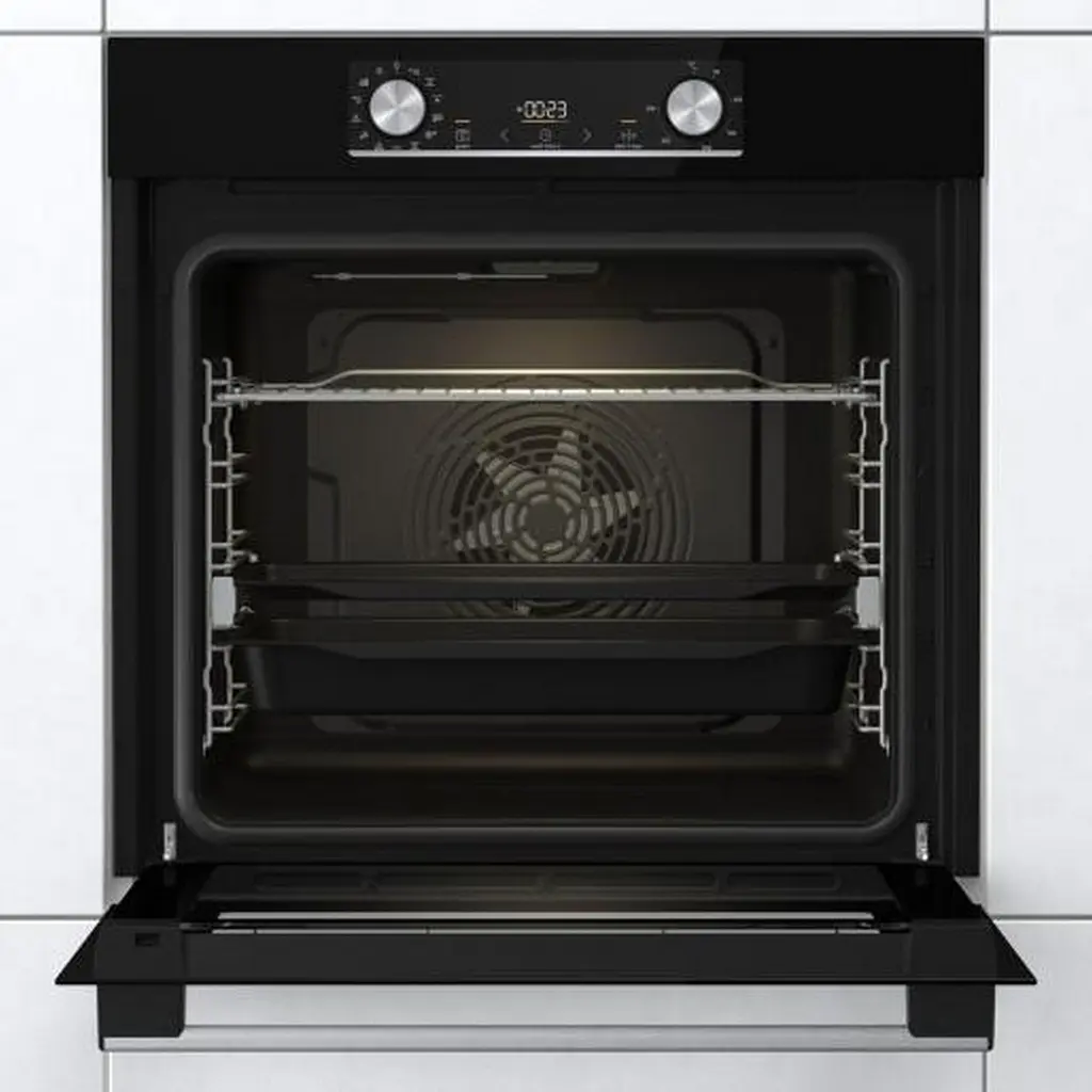 Духова шафа електрична Gorenje 77 л A дисплей ф-я без додавання жиру чорний - фото 4