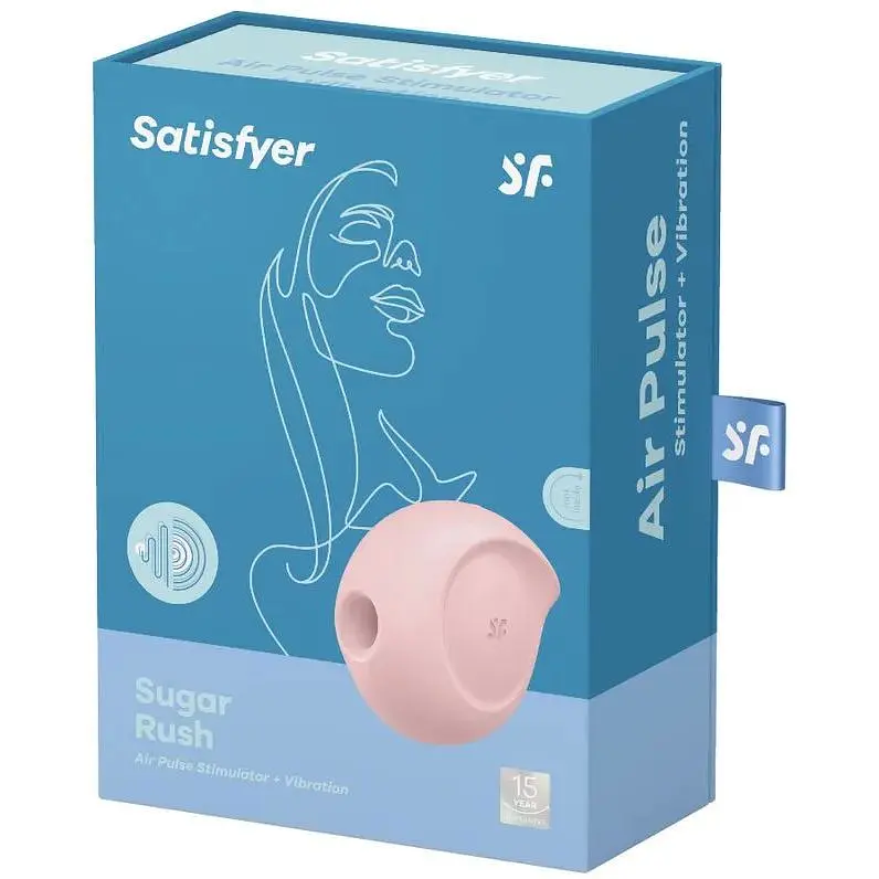 Вакуумный клиторальный стимулятор с вибрацией Satisfyer Sugar Rush Rose - фото 5