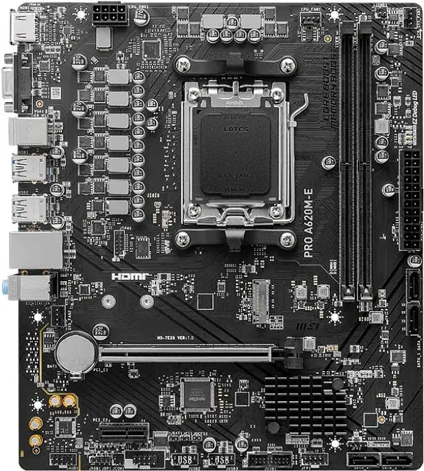 Материнская плата MSI PRO A620M-E - фото 2