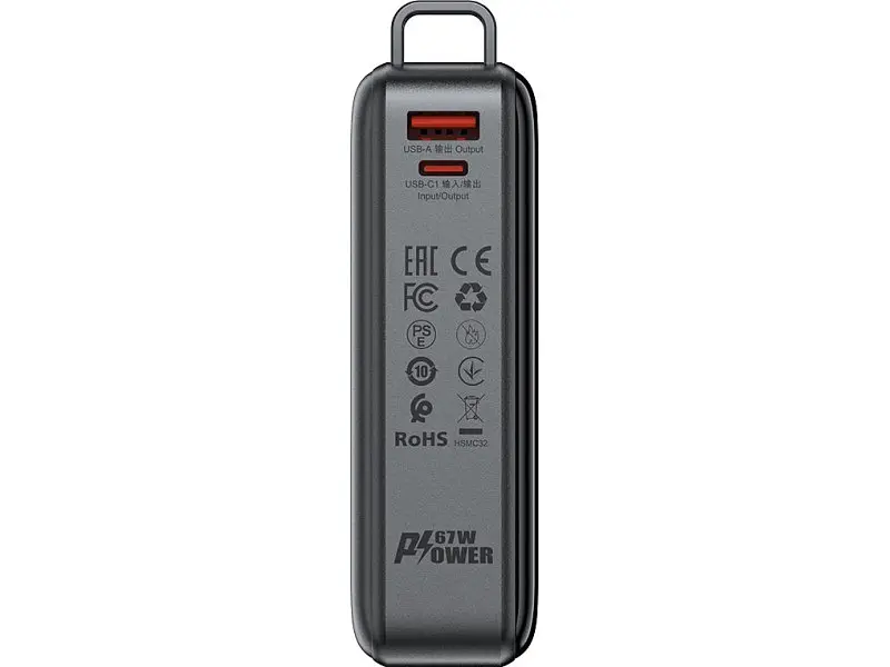 Зовнішній акумулятор (Power Bank) Acefast M4 20000mAh 67W Black (AFM4B) - фото 6