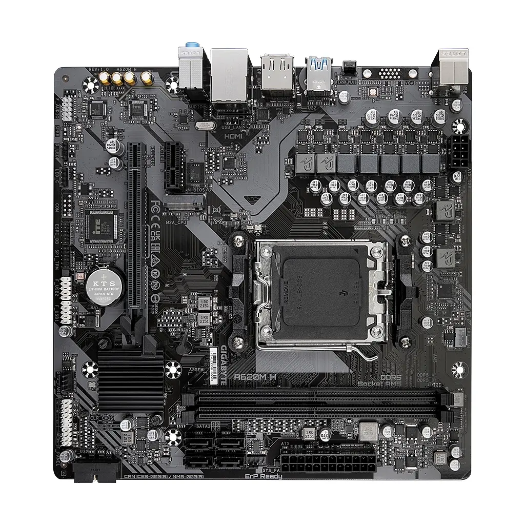 Материнська плата GIGABYTE A620M H - фото 4