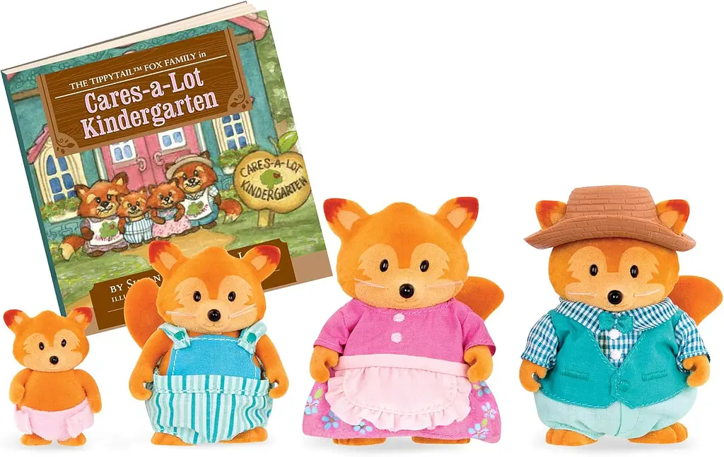 Набір фігурок Li'l Woodzeez Сім'я Лисичок 4од книжка EN det0018086 - фото 2