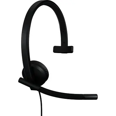 Наушники Logitech H570e Corded for Business Mono Teams USB-A Black (981-001426) - фото 2