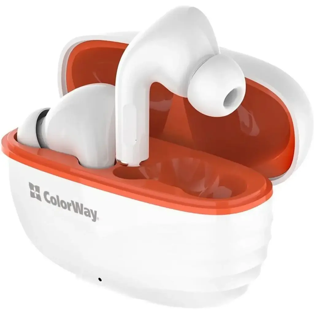 Навушники бездротові СolorWay Slim TWS-5 Earbuds White (CW-TWS5WT) - фото 3
