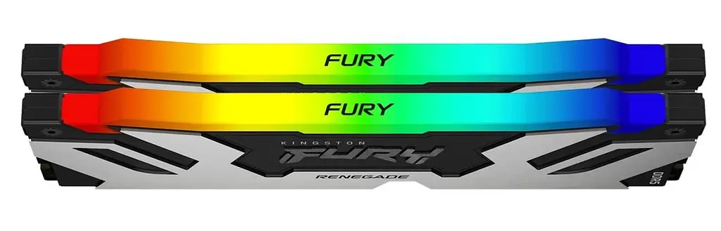 Модуль пам'яті Kingston Fury DDR5 32GB (2x16) 8000MHz Renegade Silver/Black RGB XMP (KF580C38RSAK2-32) - фото 3