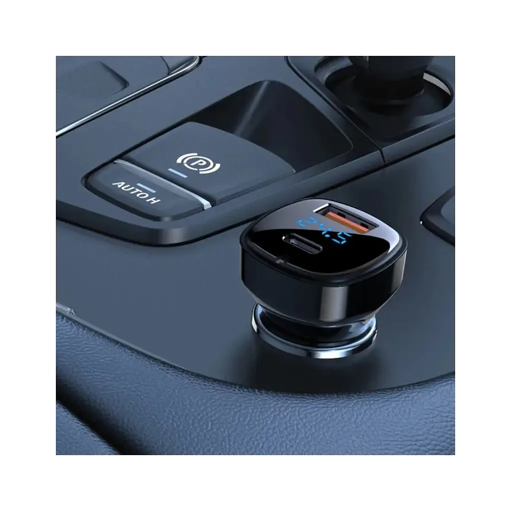 Автомобільний зарядний пристрій XPRO CC43 PD45W+QC3.0 чорний (37479-01) - фото 6