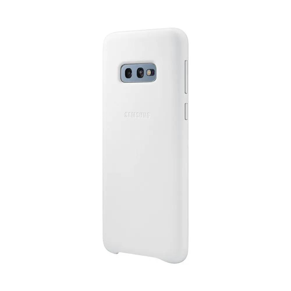 Чохол шкіряний протиударний Official Leather Cover EF-VG970LWEGRU для Samsung Galaxy S10e White - фото 4