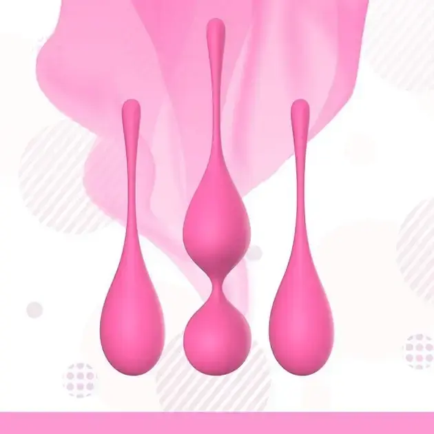 Набір вагінальних кульок I’MCUM Balance Pro Рожевий 3 шт (IM-KGE004) - фото 3