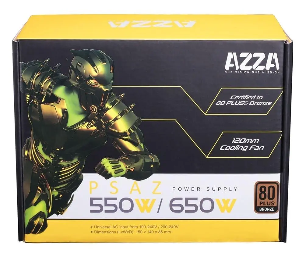 Блок живлення AZZA 650W 80+ Bronze (PSAZ-650W) Black - фото 4