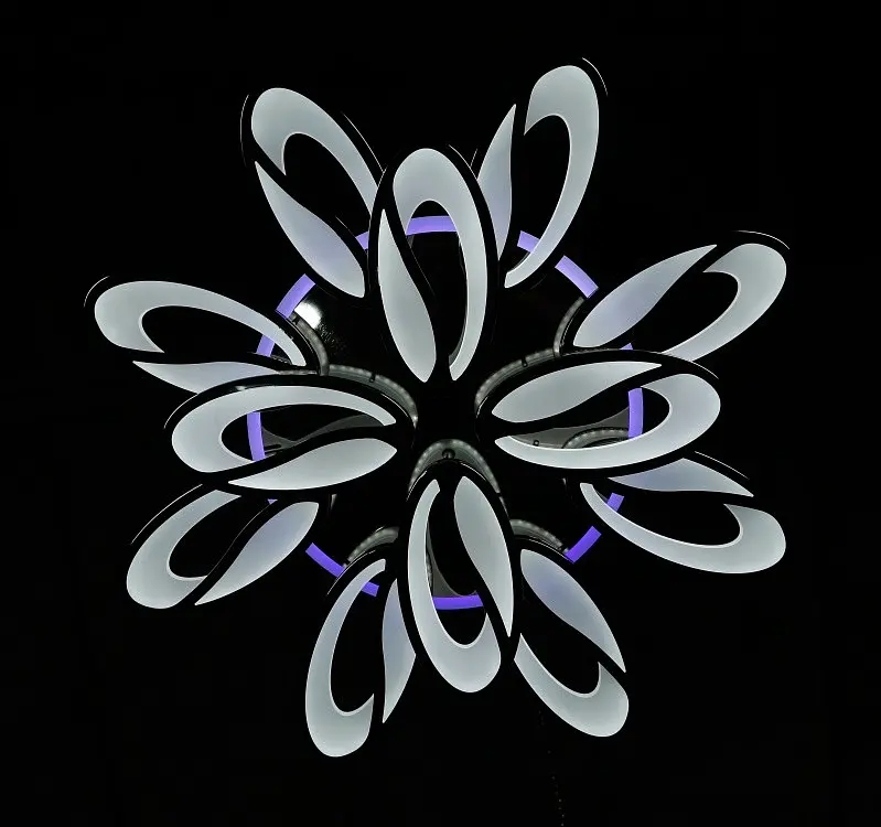 LED люстра світильник з пультом і підсвічуванням Splendid-Ray 30-3981-44 - фото 6