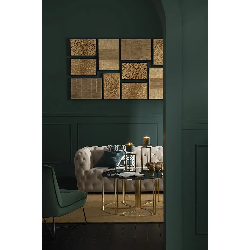 Кавовий столик J-lin торнадо золотий (35926) - фото 4