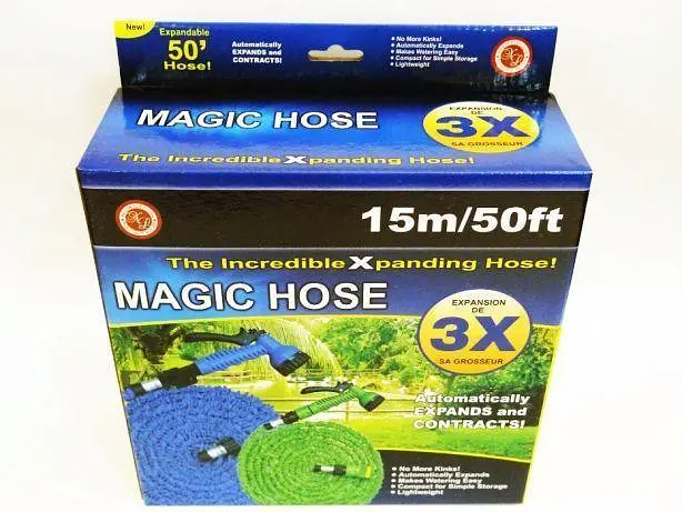 Поливальний шланг 15 метрів Magic Hose ∙ Садовий шланг для поливу з розпилювачем - фото 4