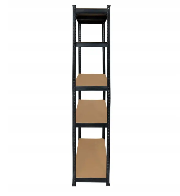 Стелаж LEOBRO Black 150 х 70 х 30 см, 175кг/полиця, 5 полиць (LB-R117) - фото 2