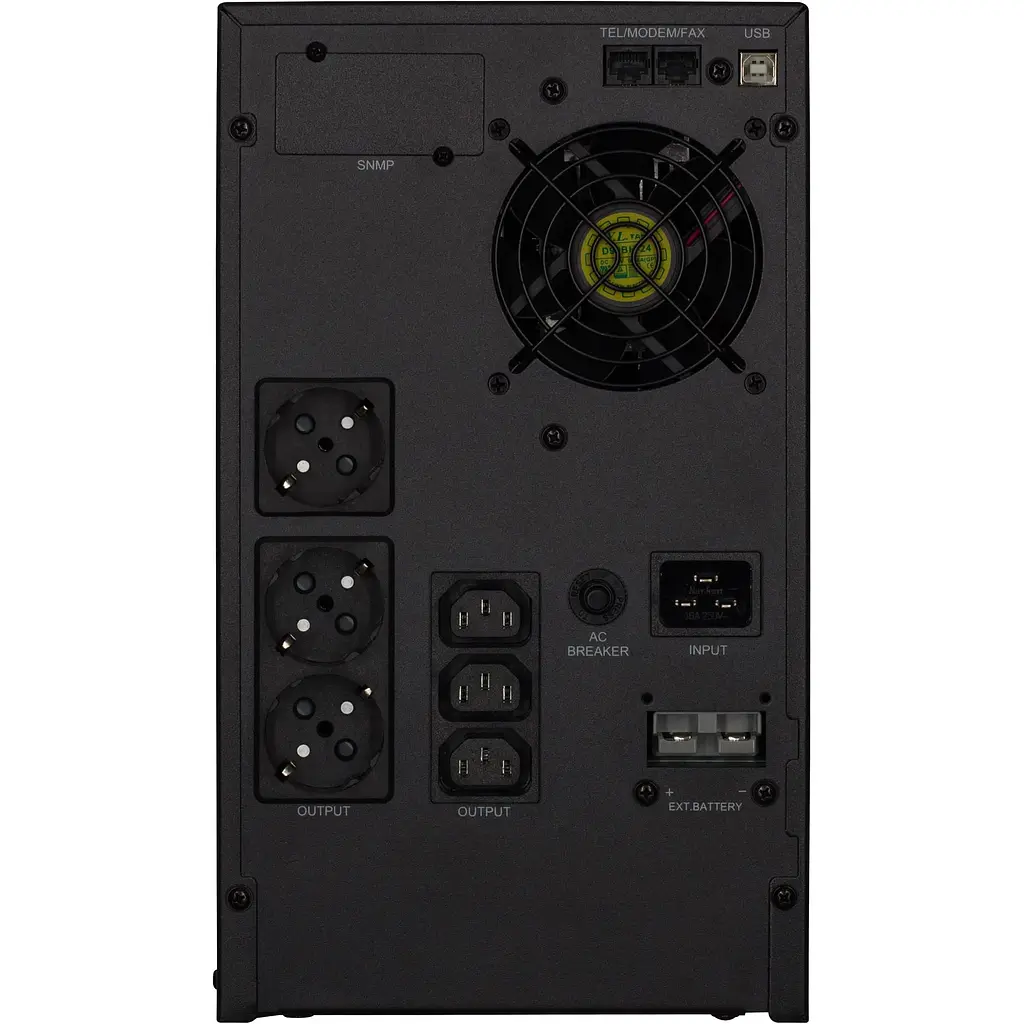 Источник бесперебойного питания 2E PS3000L, 3000VA/2400W, на внешние АКБ 4x12В, 3xSchuko+3xC13 - фото 3