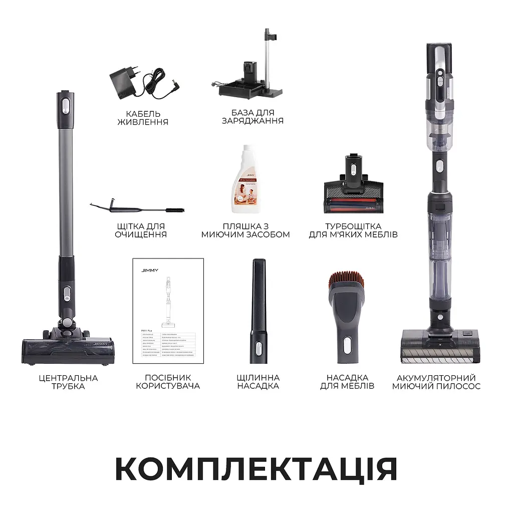 Бездротовий миючий пилосос Jimmy PW11 PRO MAX-B 4 в 1 - фото 11