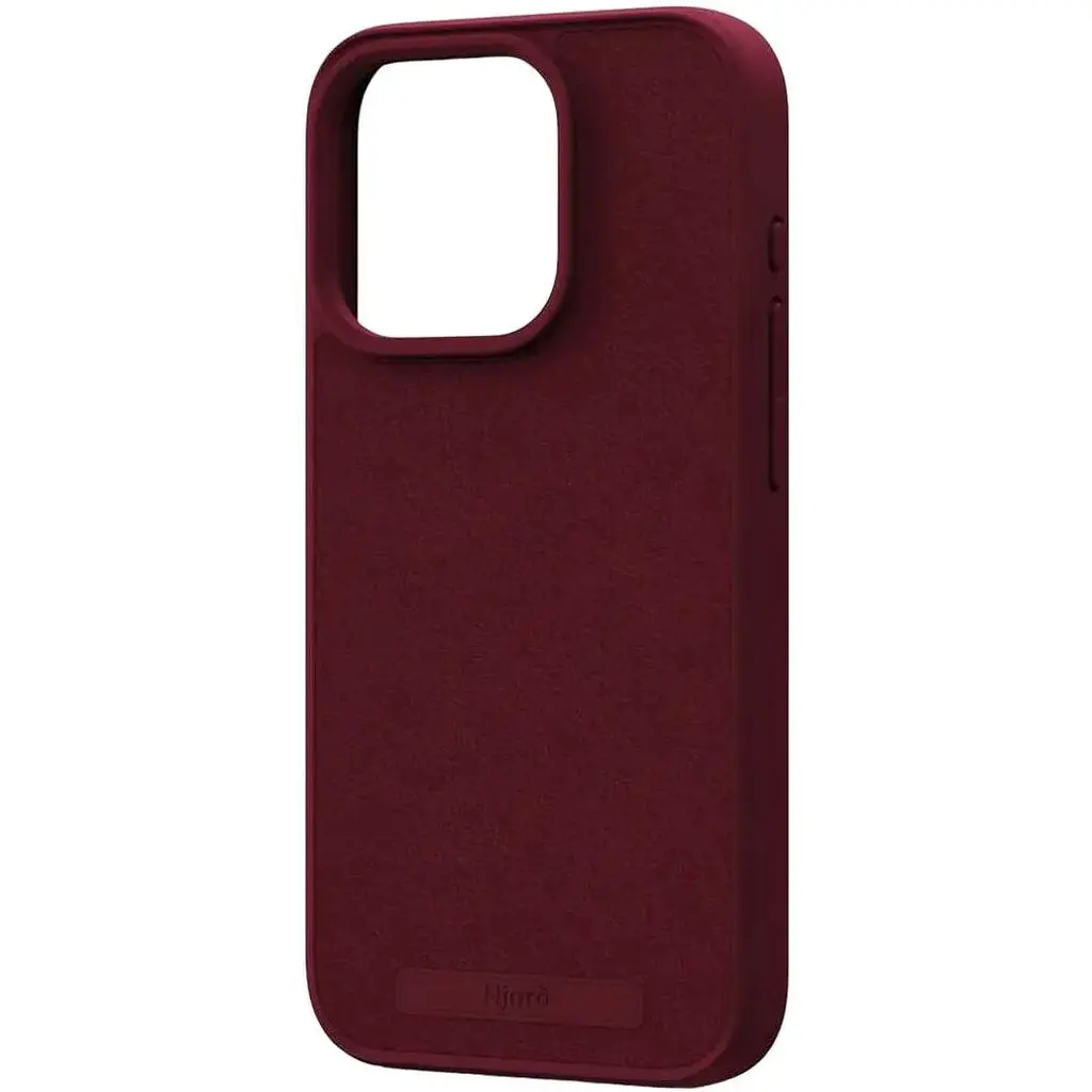 Чехол-накладка Njord Suede MagSafe Case Red для iPhone 15 Pro (NA53SU11) - фото 2