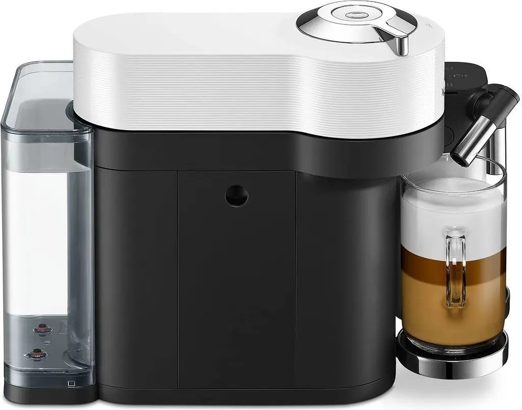 Капсульная кофеварка эспрессо Delonghi Vertuo Lattissima White Delonghi ENV 300.W - фото 3