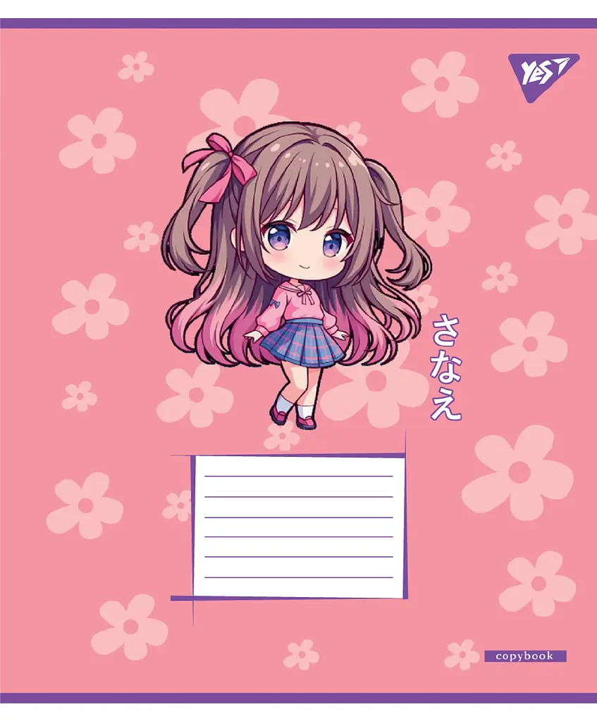 Набір зошитів шкільних YES А5/12 коса лінія Anime girls 25 шт (767989) - фото 3