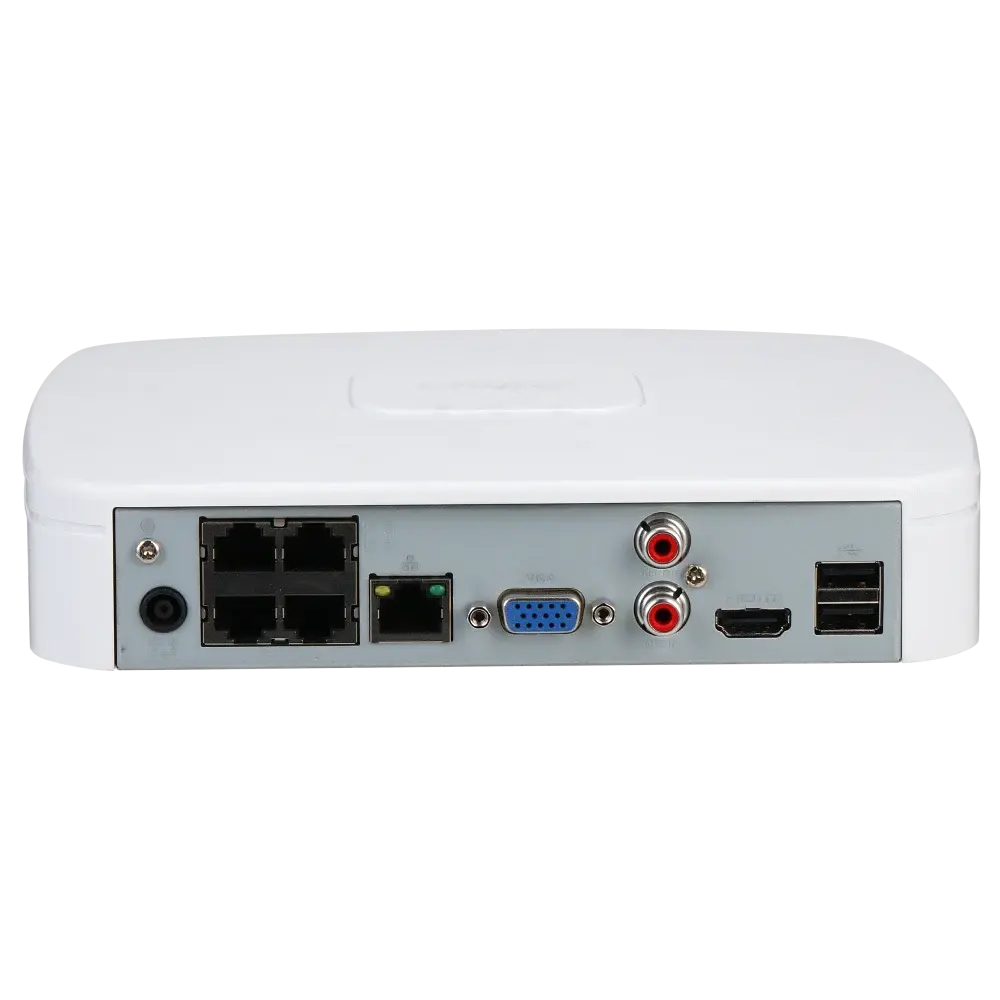 Відеореєстратор Dahua DHI-NVR2104-P-I2 4-канальний 1U 4PoE 1HDD WizSense - фото 2