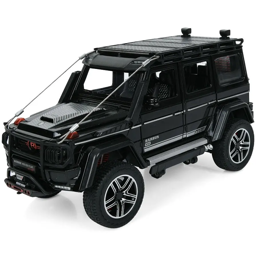 Колекційна металева модель автомобіля АвтоЕксперт Mercedes-Benz Brabus G550 екстремальний позашляховик з інерцією, світлом та звуком 1:24 - фото 8