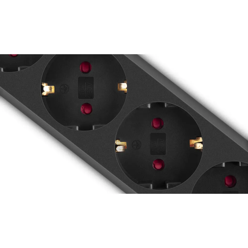 Мережевий фільтр живлення REAL-EL RS-Protect M 1.8m, black (EL122300026) - фото 8