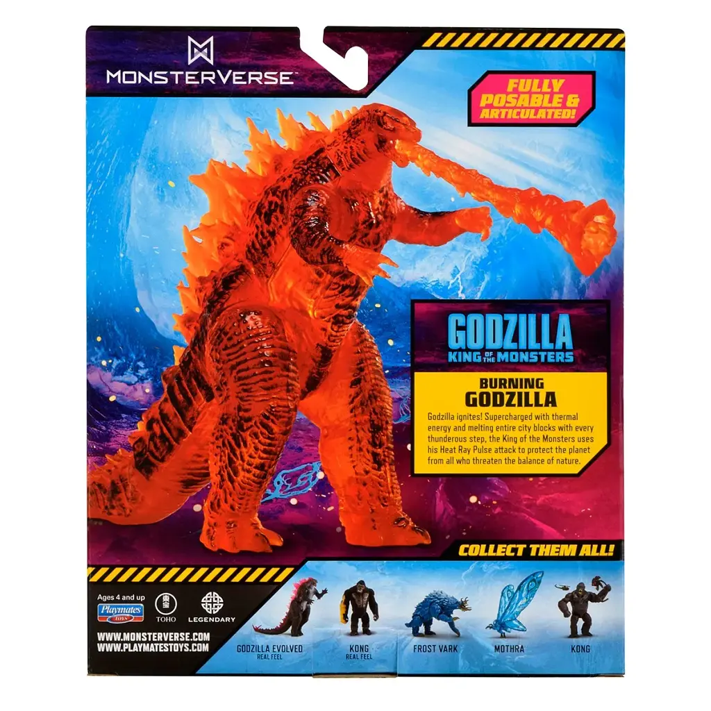 Фігурка Godzilla vs. Kong Вогняна Ґодзілла (35217N) - фото 6
