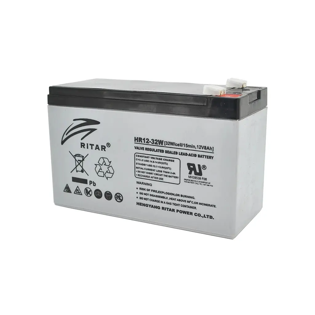 Батарея до ДБЖ Ritar 12V-8Ah (HR1232W)