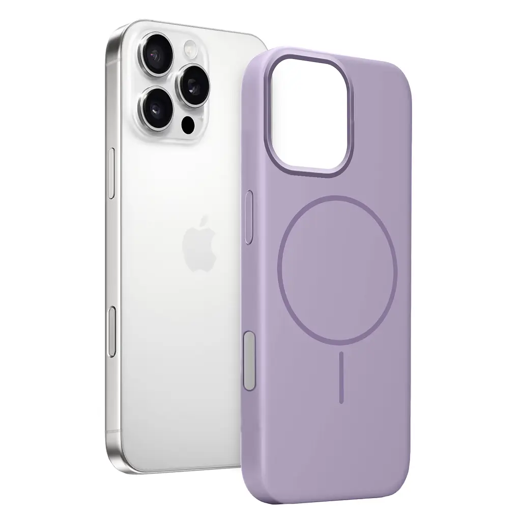 Чохол MAKE Apple iPhone 16 Pro Max Silicone Solo Lilac - фото 4