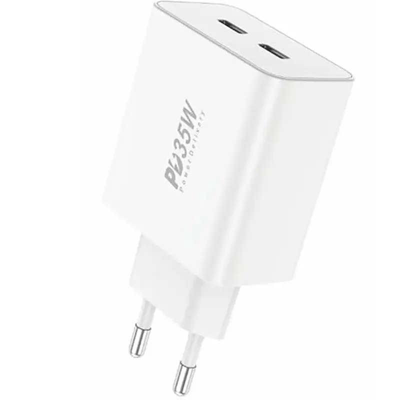 Мережевий зарядний пристрій Foneng EU50 PD35W Fast Charger (2USBх3A) Білий (EU50-CH) - фото 3