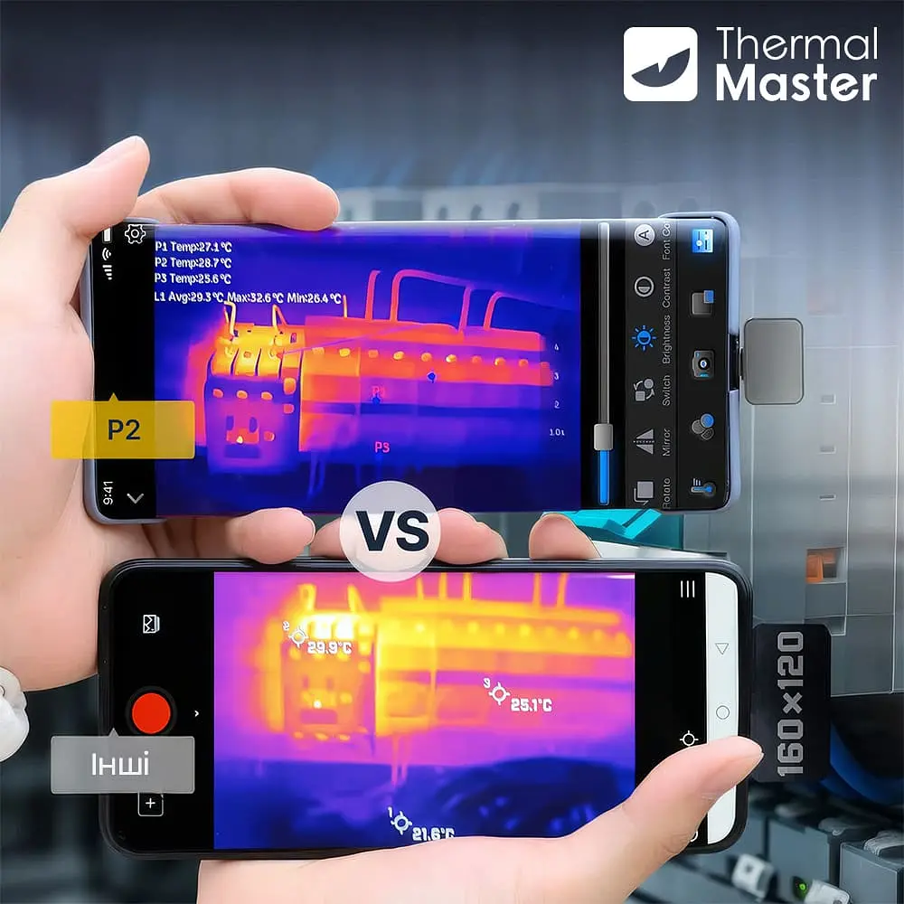 Тепловізор для смартфона на Android Thermal Master P2 (90-00030) - фото 14