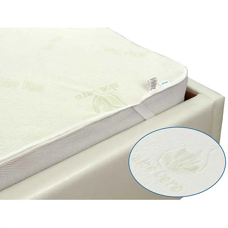 Наматрацник Руно водонепроникний на гумках Aloe Vera 120x200 білий (18279)