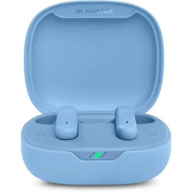 Беспроводны наушники JBL Wave Flex Bluetooth стерео гарнитура голубая - фото 3