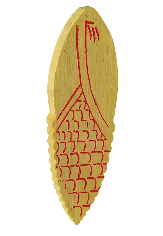 Іграшка для гризунів Ferplast PA 4754 Wooden Rabbit Gnaws Кукурудза 17х5 см 84754799 - фото 2