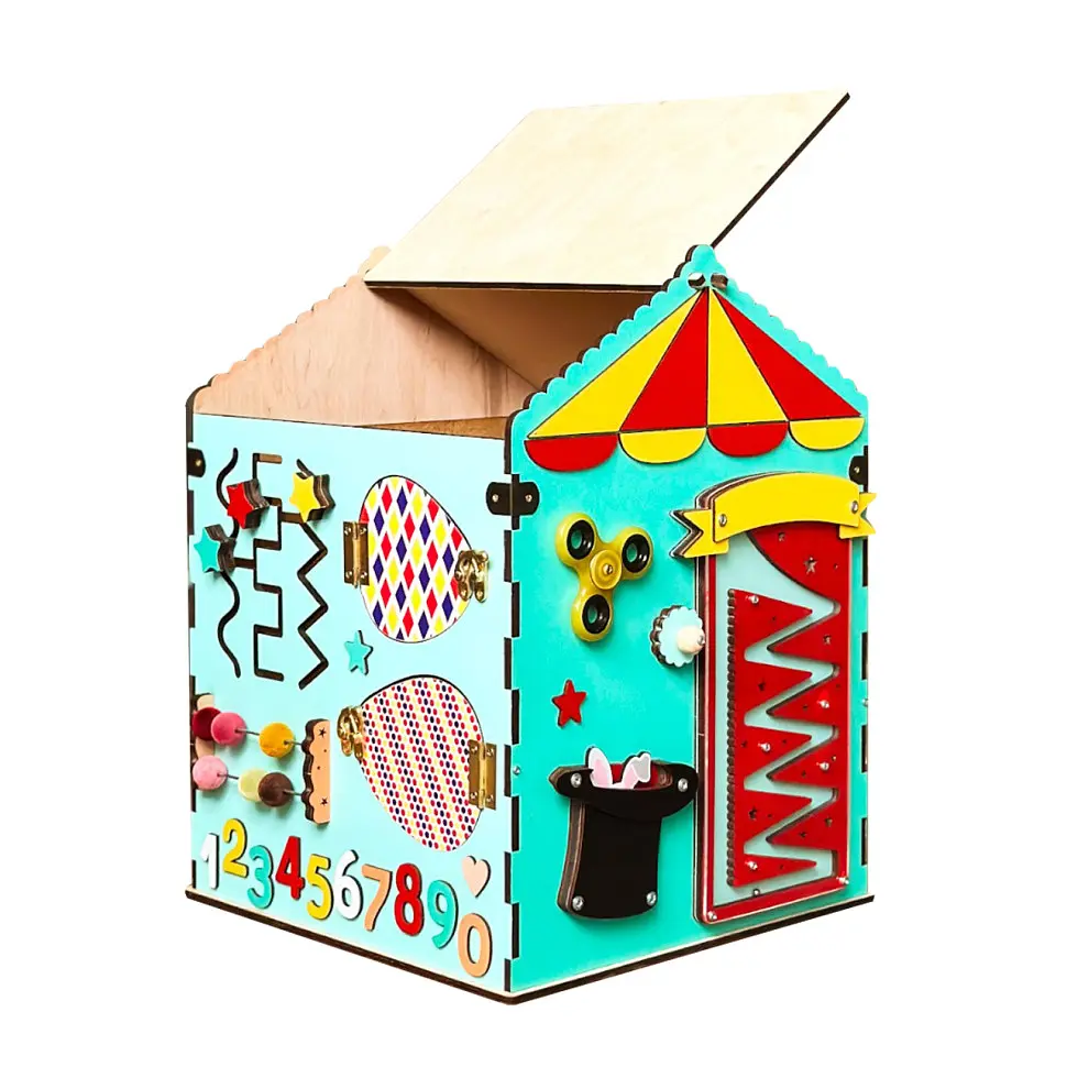 Развивающая игрушка Бизикуб Цирк TG413535001, 41 х 35 см - фото 4