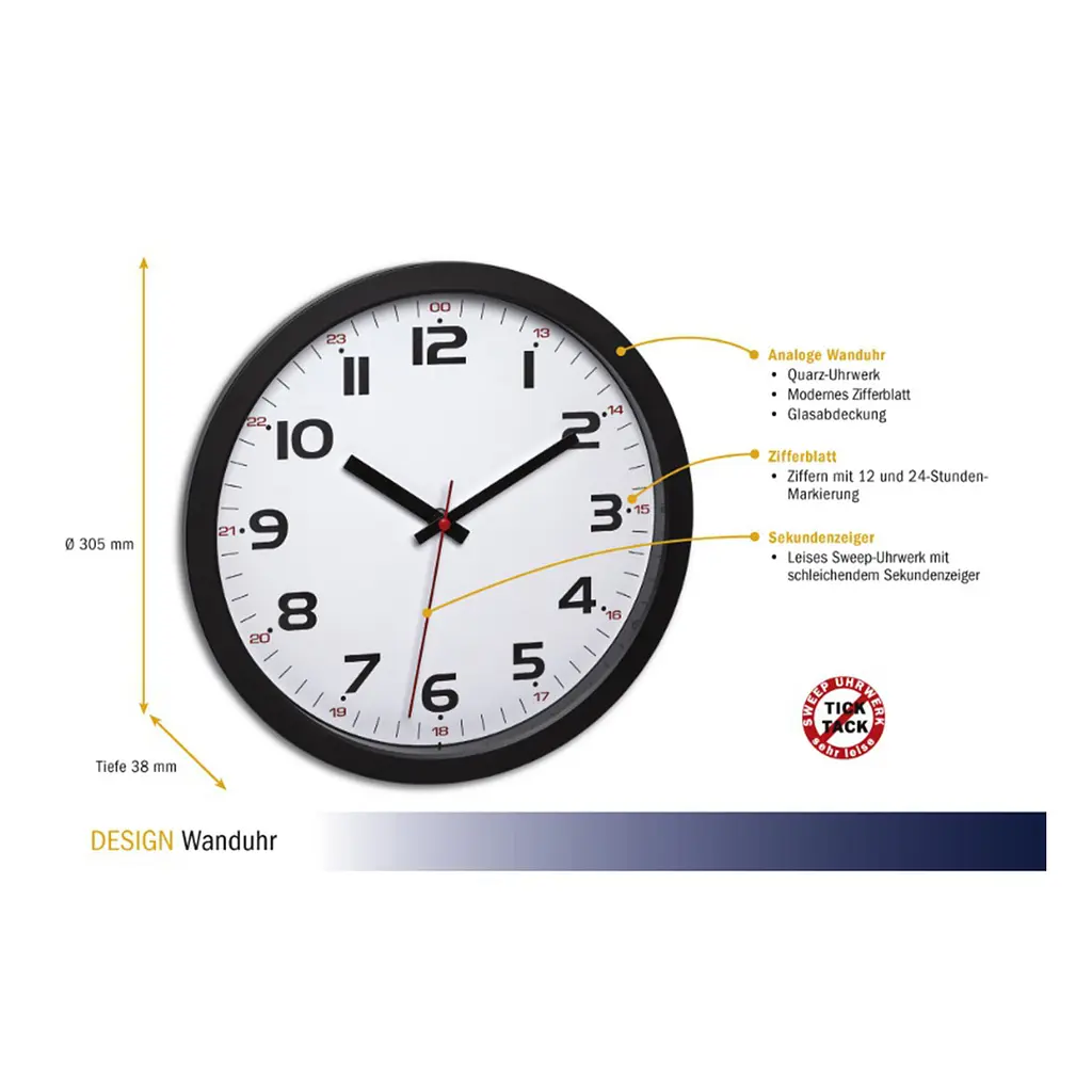 Годинник настінний TFA 60305001 - фото 2