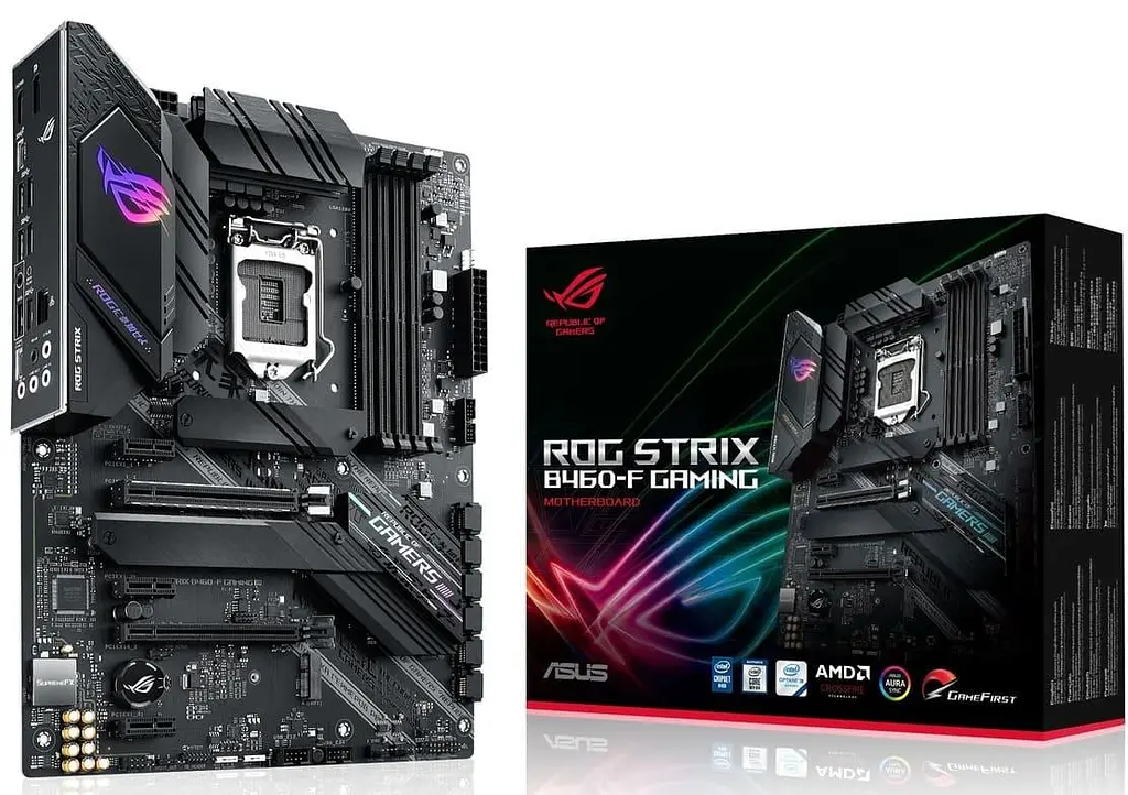 Материнская плата ASUS Rog Strix B460-F Gaming (Rog Strix B460-F Gaming) (Socket 1200, Intel B460, ATX) Б/у - фото 5