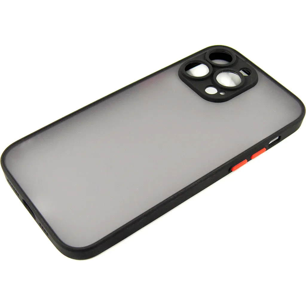 Чехол для мобильного телефона Dengos Matte iPhone 14 Pro Max (black) (DG-TPU-MATT-126) - фото 4